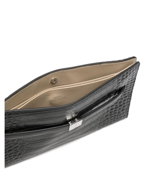 Totême  Black Leather Mini Crossbody Bag