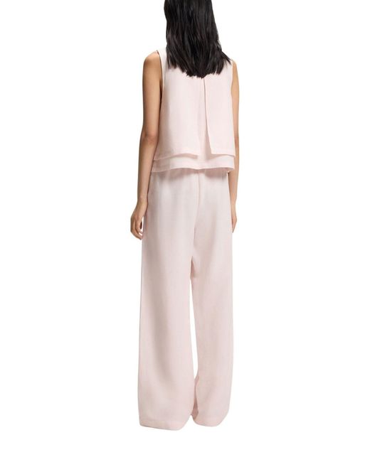Boss Pink Sleeveless Top
