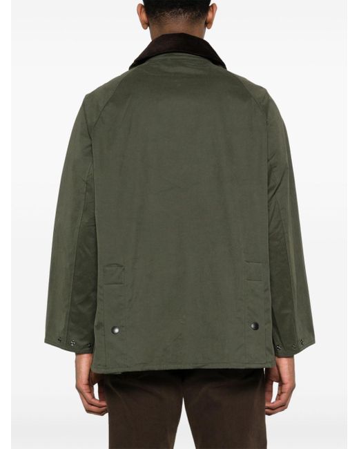 Barbour Green Os Peached Bedale Wax Jacket for men