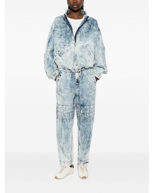 Isabel Marant Blue Mellya Cotton Trousers