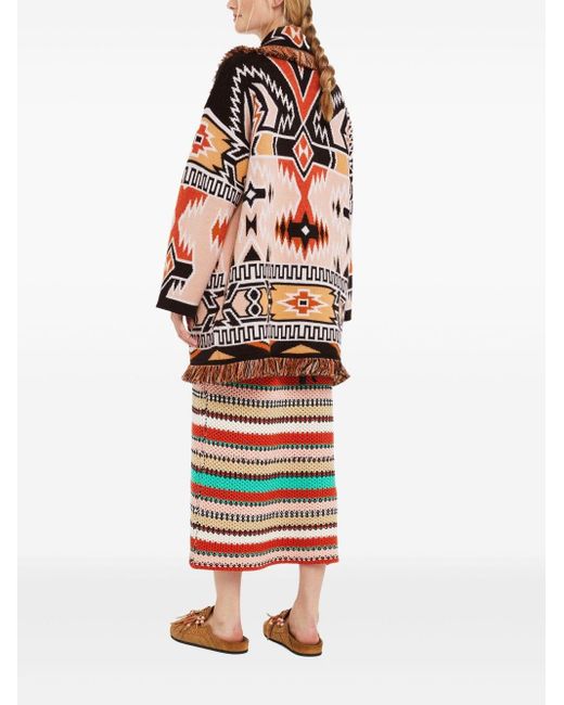 Cardigan Geometric Roots di Alanui in Black