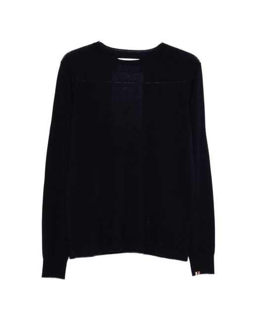 Extreme Cashmere Black Wool And Cashmere Crewneck Sweater