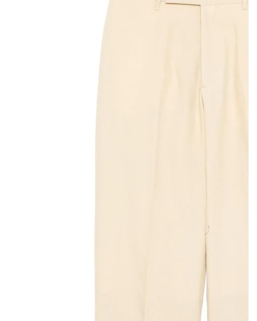 Paul Smith Natural Linen Trousers for men