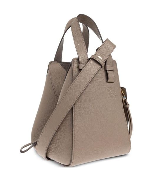 Loewe Brown Hammock Compact Leather Handbag