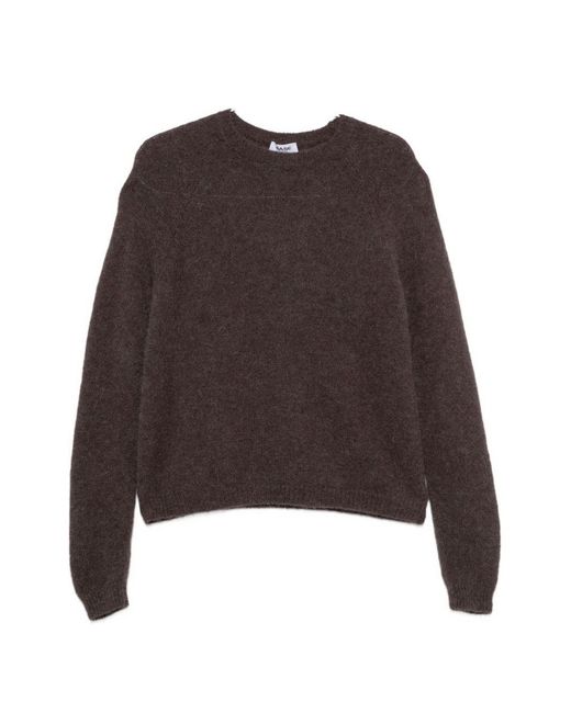 Base London Brown Wool Crewneck Sweater