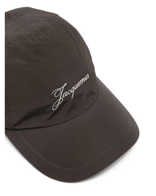 Jacquemus Brown Logo Baseball Cap