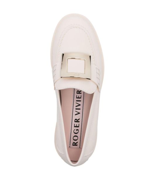 Mocassino Viv Ranger di Roger Vivier in White