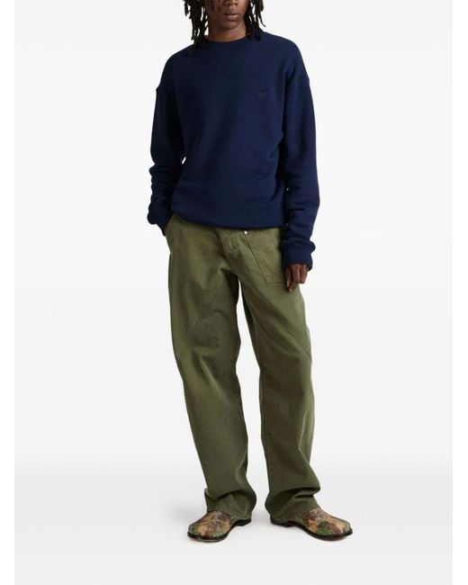 J.W. Anderson Blue Ribbon Anchor Sweatshirt for men