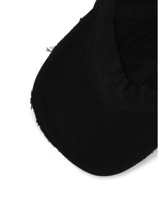 Dolce & Gabbana Black Logo Cotton Baseball Cap for men