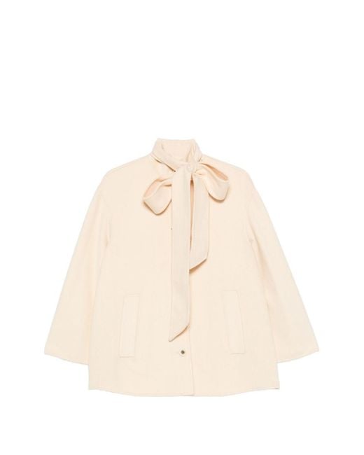 Zimmermann Natural Valiant Wool Blend Coat