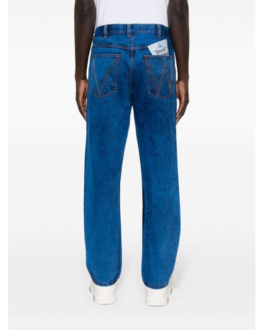 Vivienne Westwood Blue Ranch Straight-Leg Jeans for men