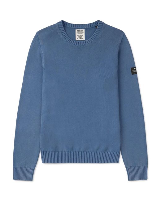 Ecoalf Blue Tail Sweater for men