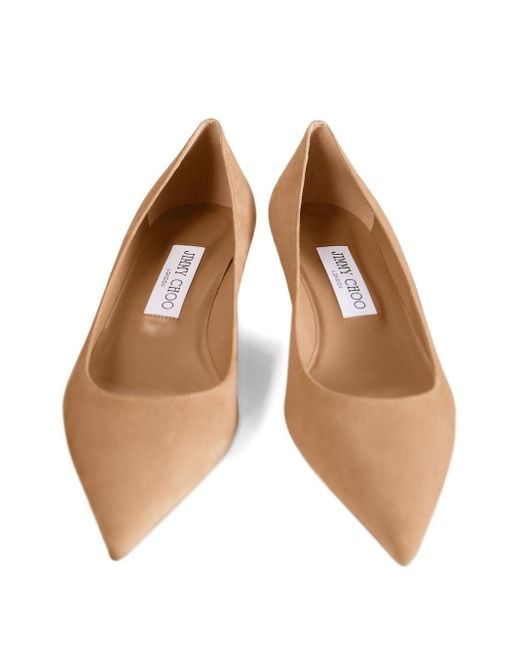 Pumps Amelia Con Tacco Basso 35Mm di Jimmy Choo in Brown