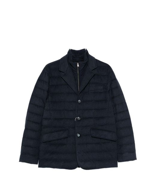 Herno Blue Padded Jacket for men
