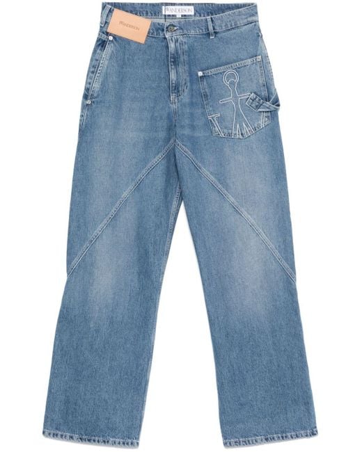 J.W. Anderson Blue Light Relaxed Fit Jeans for men