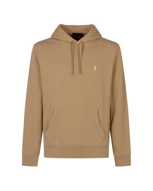 Polo Ralph Lauren Natural Logo-Embroidered Drawstring Hoodie for men