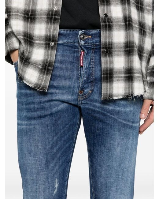 DSquared² Blue Cotton Jeans for men