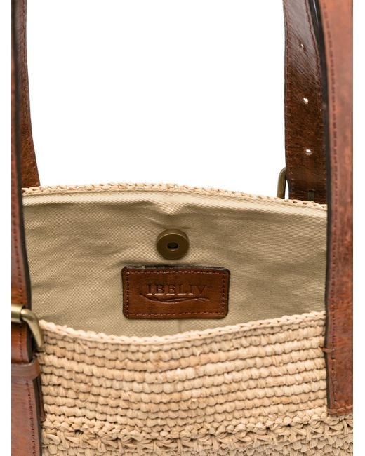 IBELIV Natural Nomade Raffia Bag