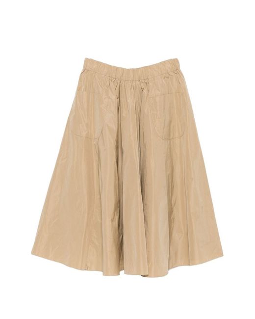 Susanne Bommer Natural Midi Skirt
