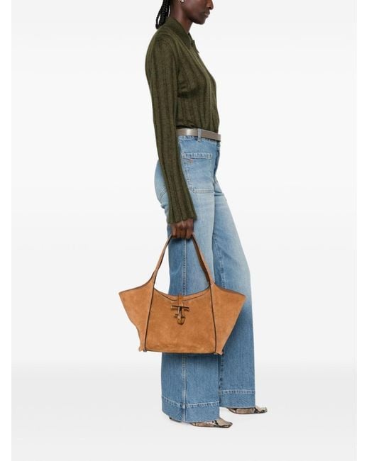 Tod's Brown T-Timeless Small Leather Tote Bag