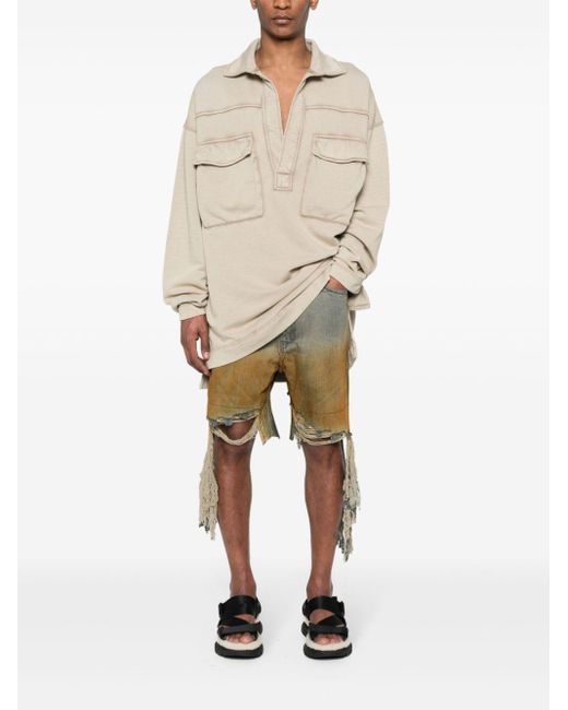 Rick Owens Natural Jeans With Logo for men