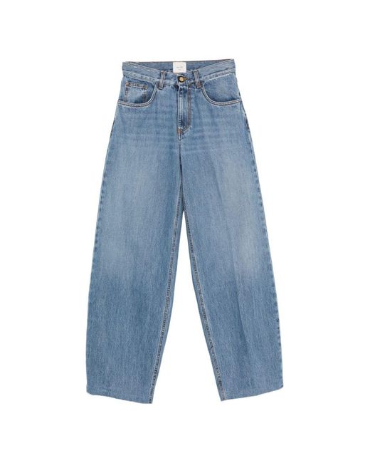 Alysi Blue Denim Cotton Jeans