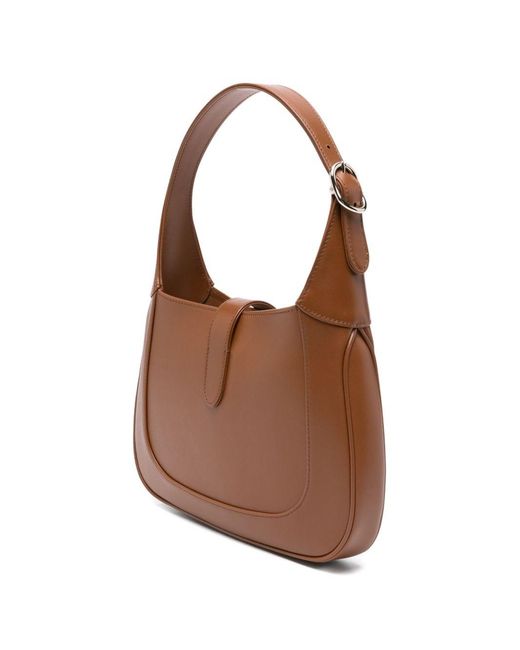 Gucci Brown Jackie 1961 Medium Leather Shoulder Bag