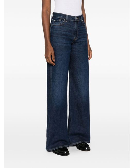 7 For All Mankind Blue Lotta Denim Jeans