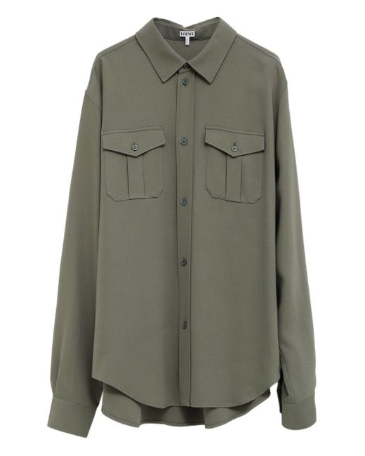 Loewe Green Pocket Shirt for men