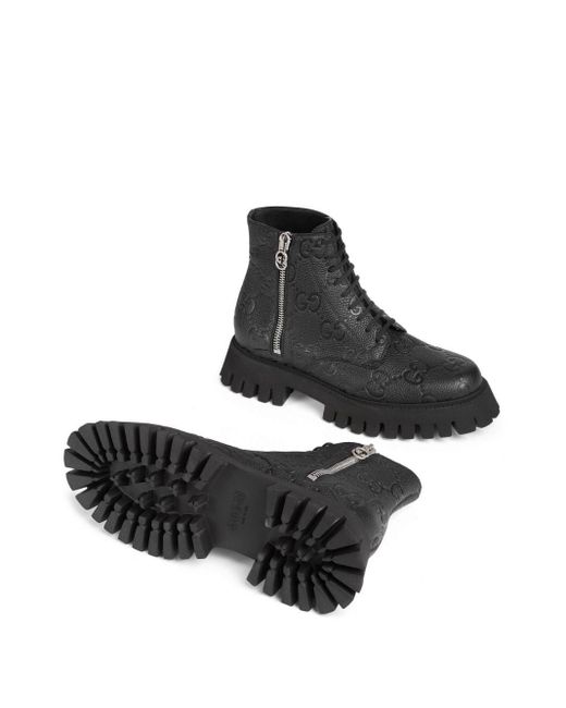 Gucci studded deals boots