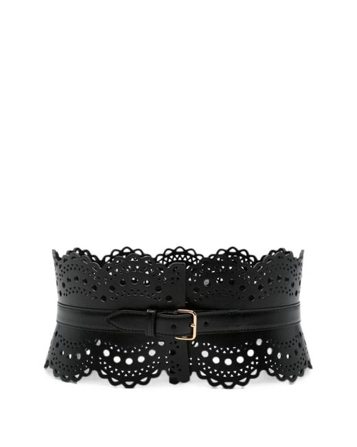 Alaïa Black Vienne Bustier Belt