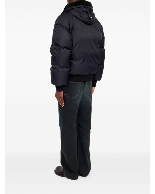 MM6 by Maison Margiela Black Nylon Down Jacket for men