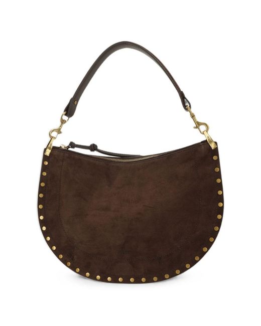 Isabel Marant Brown Oskan Soft Leather Crossbody Bag