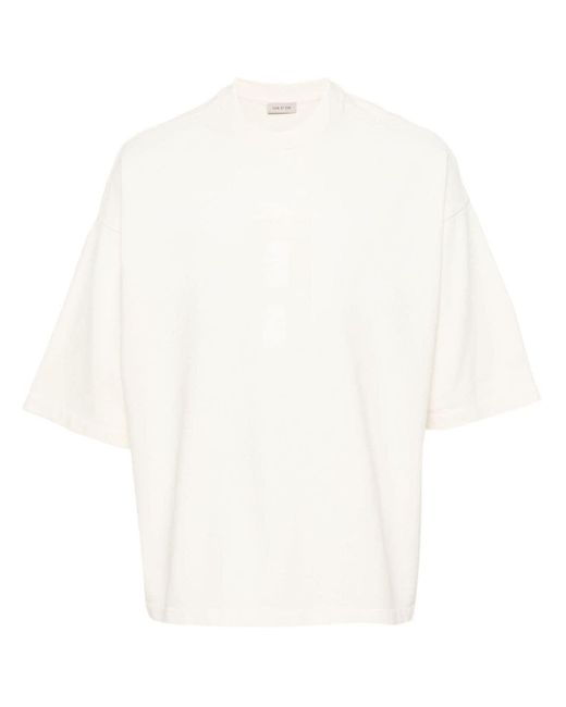 T-shirt Airbrush 8 con stampa di Fear Of God in White da Uomo