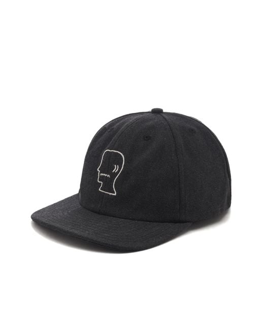 Brain Dead Black Cotton Hat for men