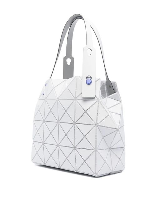 Borsa A Mano Carat di Issey Miyake in White