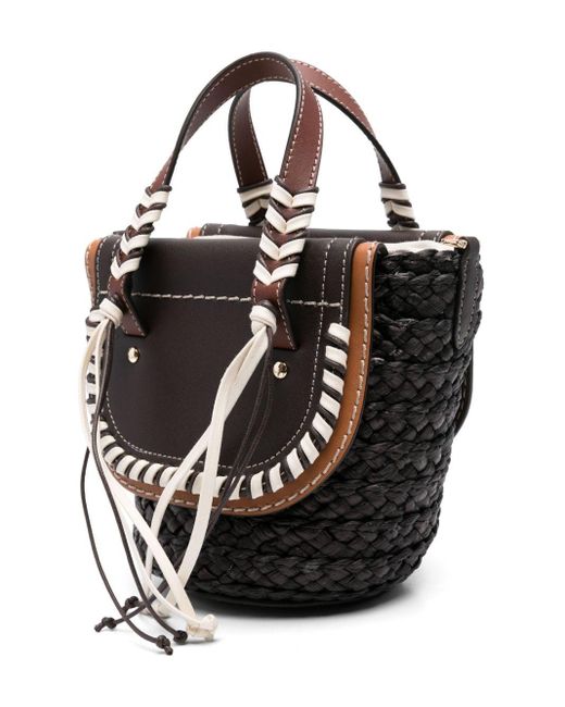 CUBA LAB Black Habanera Bucket Bag