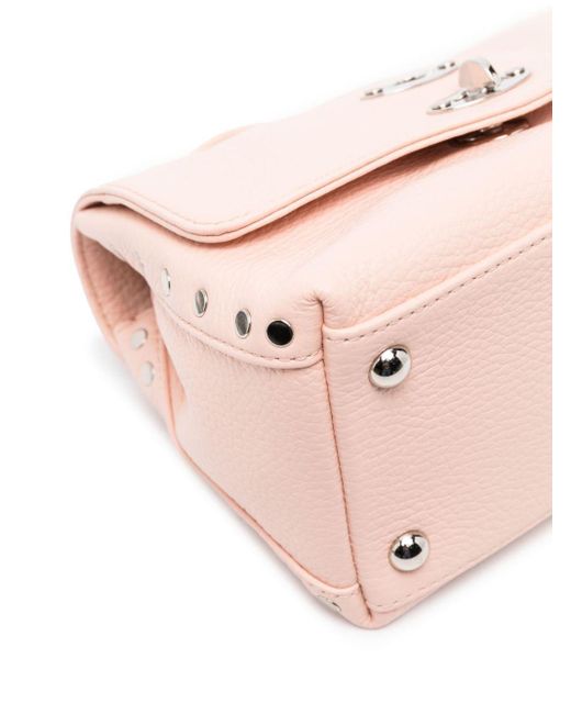 Zanellato Pink Postina Baby Leather Tote Bag