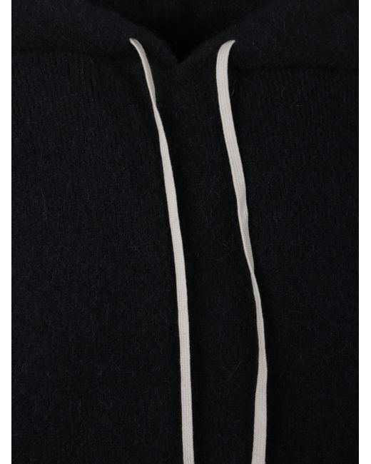 Rick Owens Black Hoodie for men