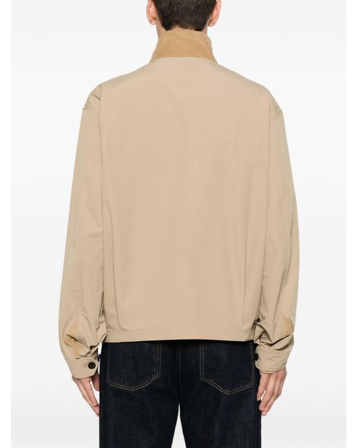 Emporio Armani Natural Nylon Bomber Jacket for men