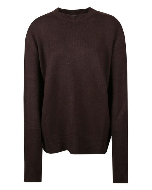 Frankie Shop Brown Rafaela Wool Oversized Sweater