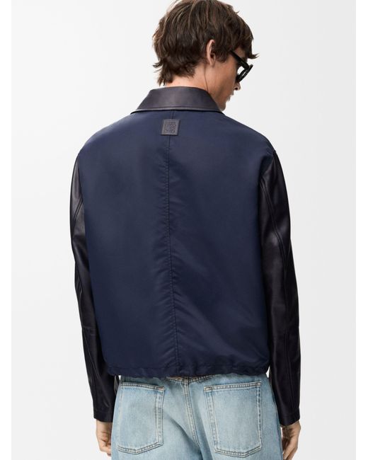 Loewe Blue Workwear Jacket for men