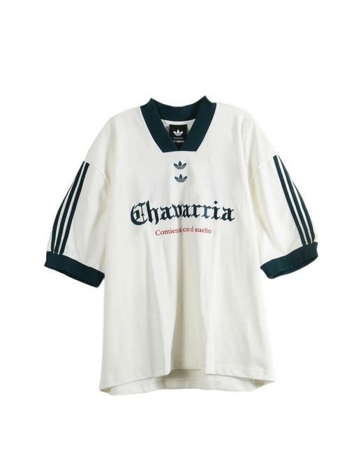 ADIDAS X WILLY CHAVARRIA White Printed Cotton Blend T-Shirt for men