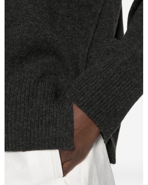Be You Black Cashmere Crewneck Sweater