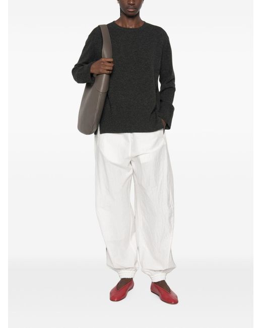 Be You Black Cashmere Crewneck Sweater