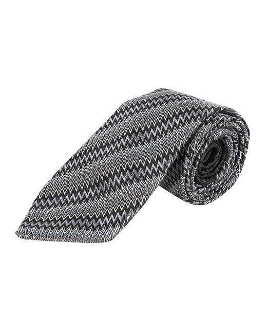 Missoni Gray Silk Tie for men