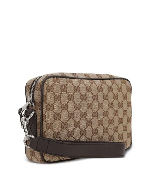 Gucci White Gg Small Crossbody Bag for men