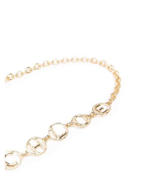 Chloé White Script Belt