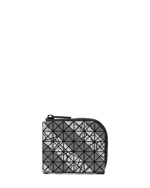Issey Miyake Gray Geometric Wallet for men