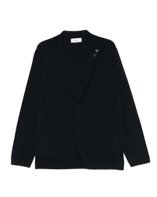Lardini Black Cotton Jacket for men